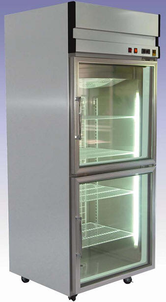 Kinco KJA-FF771G Stainless Glass Door Freezer