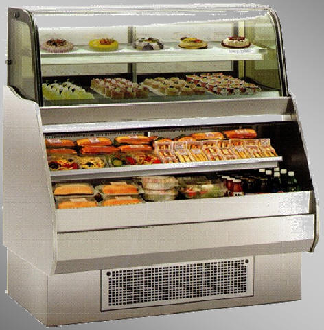 Kinco SK3-120 Combination Open and Closed Refrigerator Showcase